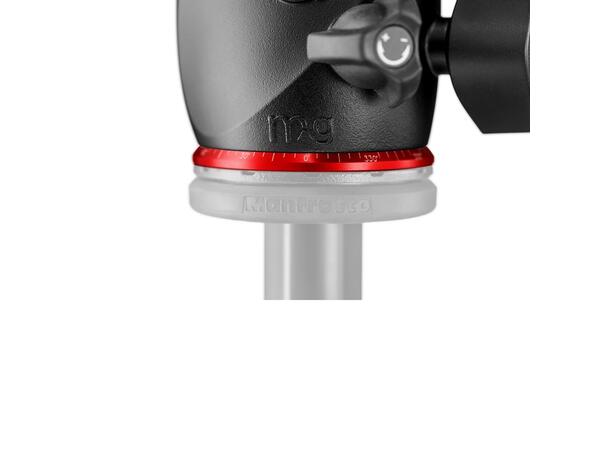 Manfrotto Kulehode MHXPRO-BHQ2 Trippelt låsesystem som sikrer stabilite 